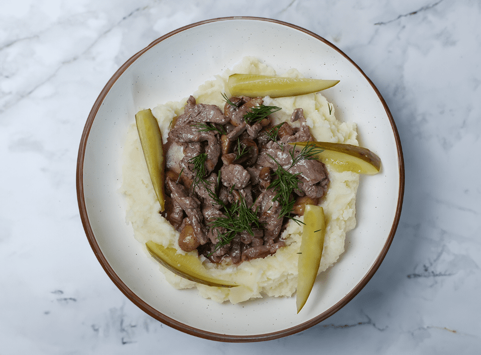 BEEF STROGANOFF